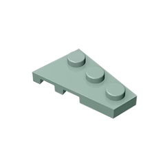 GOBRICKS GDS-547 Plate 3 x 2 Right - YWOBB