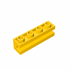 GOBRICKS GDS-1193 Modified 1 x 4 with Groove - YWOBB