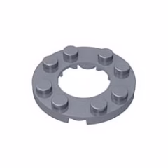 GOBRICKS GDS-842  Round 4 x 4 with 2 x 2 Round Open Center - YWOBB