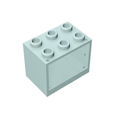 GOBRICKS GDS-1299 Cupboard 2 x 3 x 2 - Hollow Studs - YWOBB