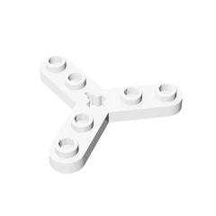 GOBRICKS GDS-983 Plate Rotor 3 Blade with Smooth Ends and 6 Studs - YWOBB