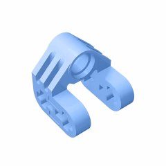 GOBRICKS GDS-1029 Axle and Pin Connector Perpendicular Split - YWOBB