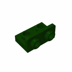 GOBRICKS GDS-643 Bracket 1 x 2 - 1 x 2 Inverted - YWOBB