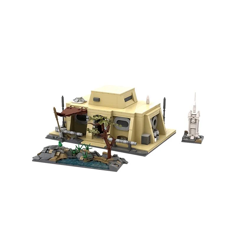 GOBRICKS MOC 146420 The Mandalorian's Cabin - YWOBB