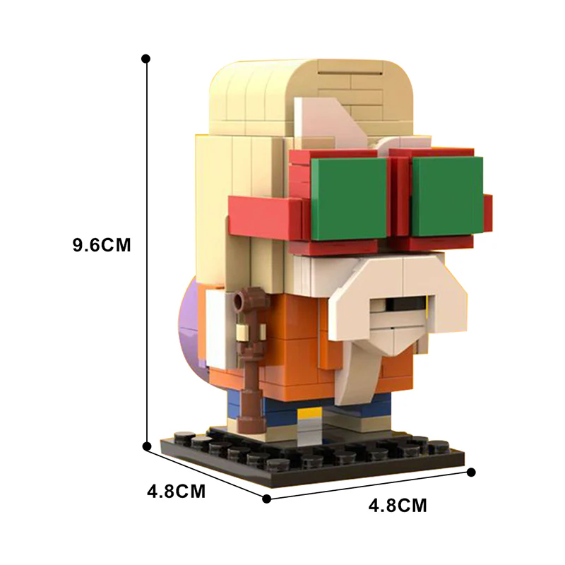 GOBRICKS MOC 136551 Master Roshi - YWOBB