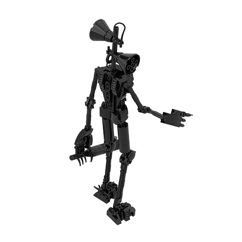 GOBRICKS MOC A0168Y02 Siren head-Black - YWOBB