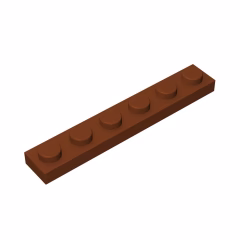 GOBRICKS GDS-505 Plate 1 x 6 - YWOBB