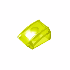 GOBRICKS GDS-1015 Curved 2 x 2 Lip - YWOBB