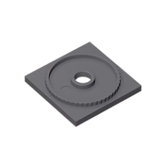 GOBRICKS GDS-893 Turntable 4 x 4 Square Base, Locking - YWOBB