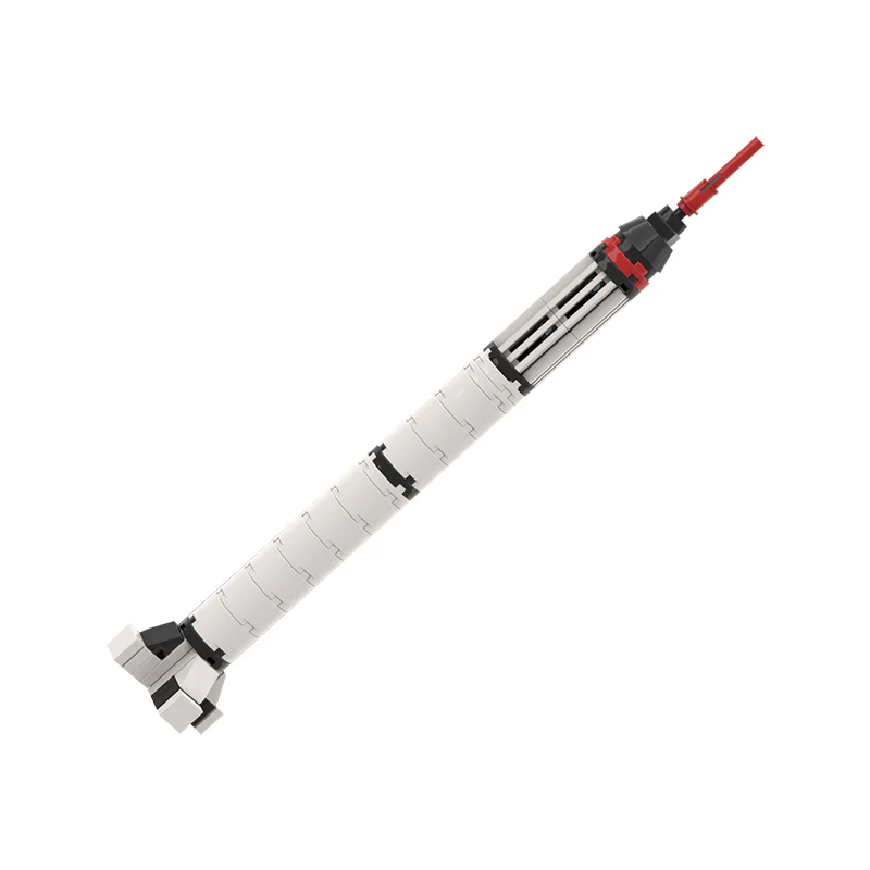 GOBRICKS MOC 79193 Mercury Redstone [1:110 scale] - YWOBB