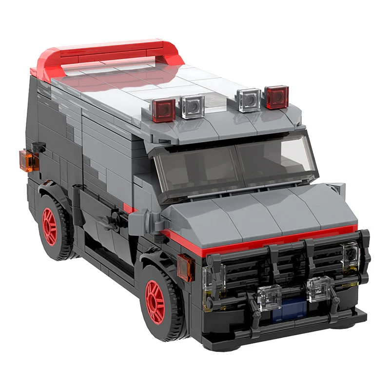 GOBRICKS MOC F-A0617 GMC Vandura - YWOBB