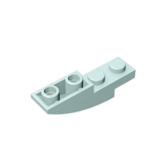 GOBRICKS GDS-731  Curved 4 x 1 Inverted - YWOBB