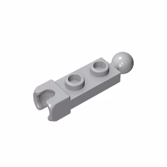 GOBRICKS GDS-904 Plate, Modified 1 x 2 with Tow Ball and Small Tow Ball Socket on Ends - YWOBB