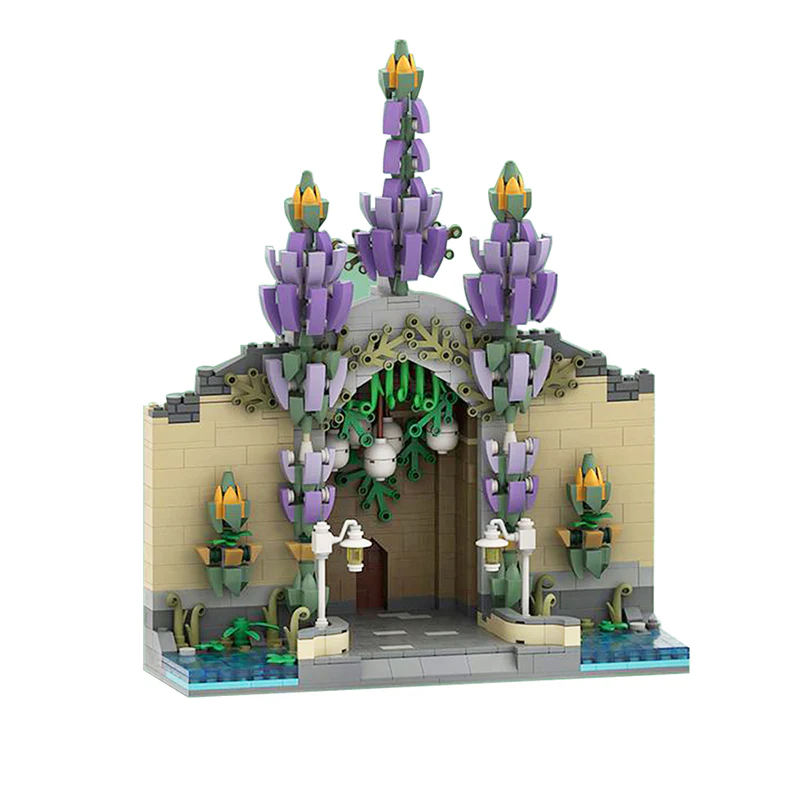 GOBRICKS MOC 78895 Droomvlucht entrance - YWOBB
