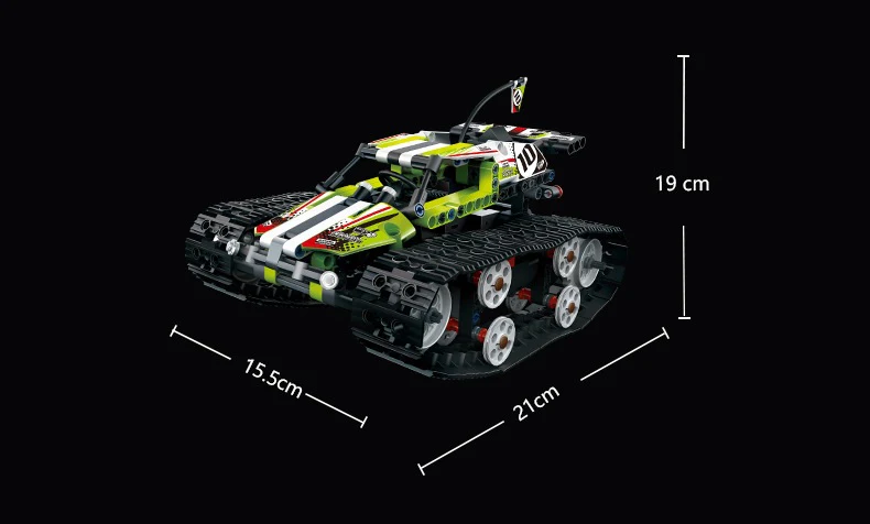 Mould King 13023 Tracked Racer - YWOBB