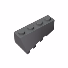 GOBRICKS GDS-1167 Wedge 4 x 2 Sloped Right - YWOBB