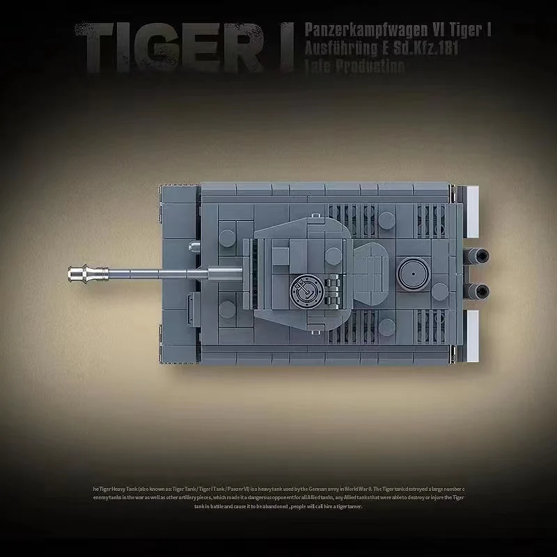 QuanGuan 100242 Panzerkampfwagen VI Tiger Ausf.E (Sd.Kfz.181) Tiger I - YWOBB