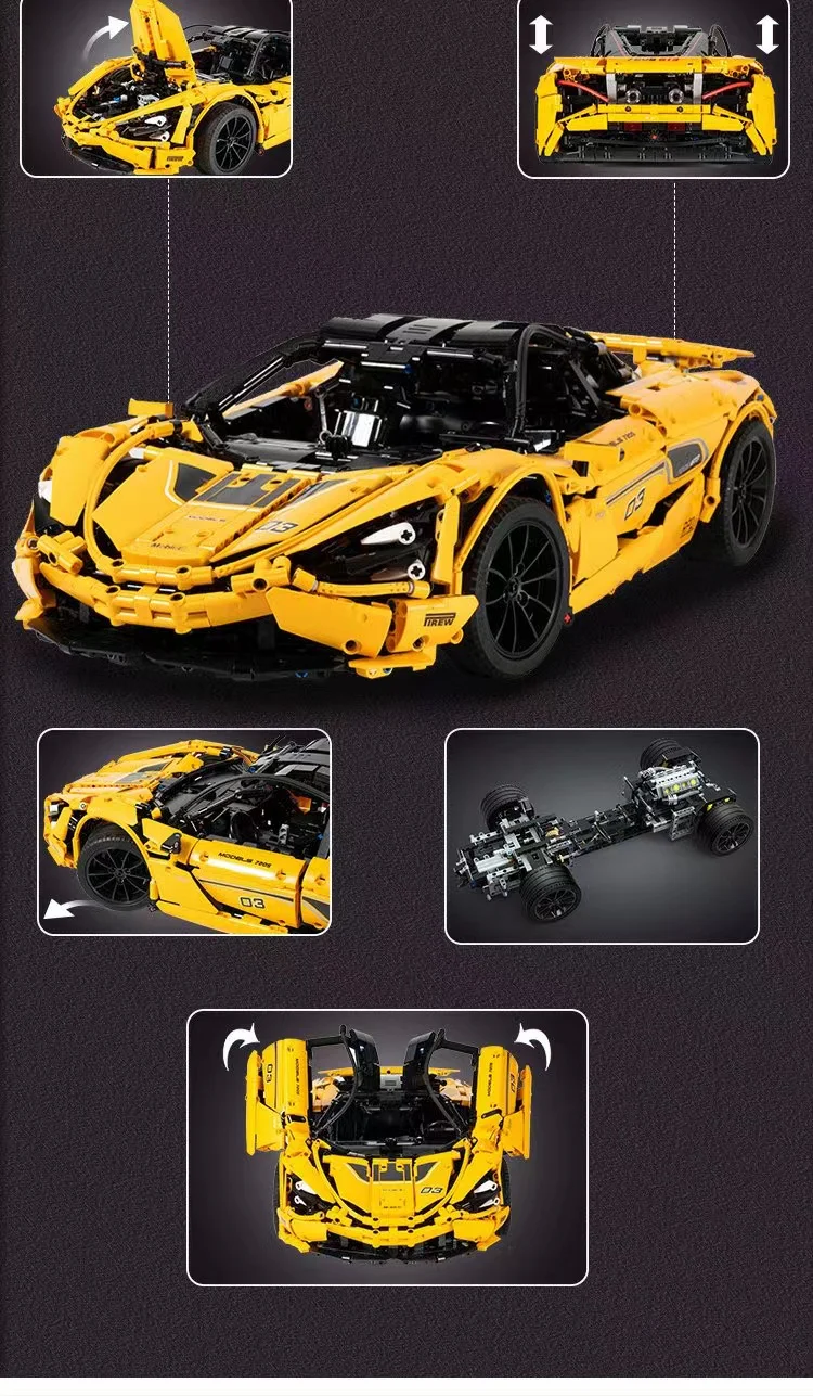 Mould King 13145S 1:8 Mclaren 720S OVP EU Warehouse Version - YWOBB