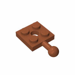 GOBRICKS GDS-1052 Modified 2 x 2 with Tow Ball and Hole - YWOBB