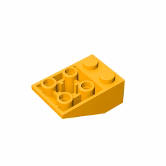 GOBRICKS GDS-598 Inverted 33 3 x 2 without Connections between Studs - YWOBB