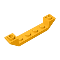 GOBRICKS GDS-686 Inverted 45 6 x 1 Double with 1 x 4 Cutout - YWOBB
