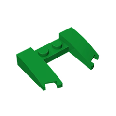 GOBRICKS GDS-1265 Wedge 3 x 4 x 2/3 Curved with Cutout - YWOBB