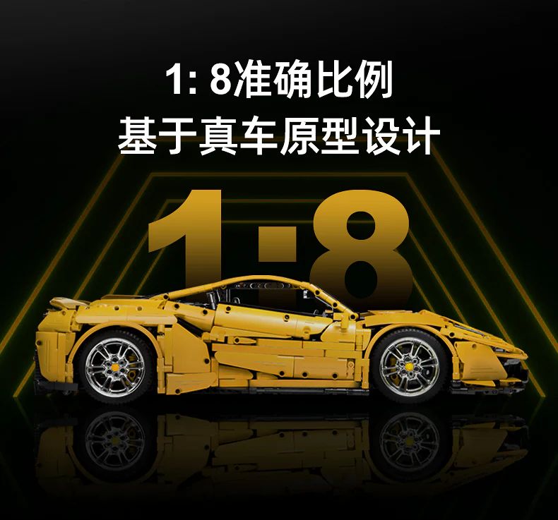 CADA C61057 1:8 Ferrari 488 Pista - YWOBB