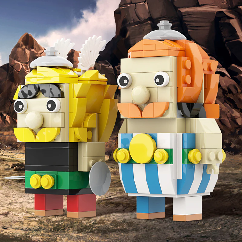 GOBRICKS MOC 16306 Asterix and Obelix Brickheadz - YWOBB