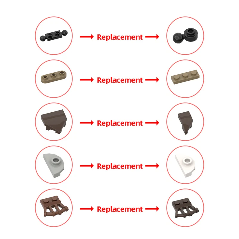 GOBRICKS MOC 175641 Tawny owl - YWOBB