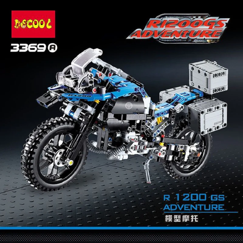 DECOOL 3369 A/B 2 In 1 The BAMW Off-road Motorcycles R1200 GS - YWOBB