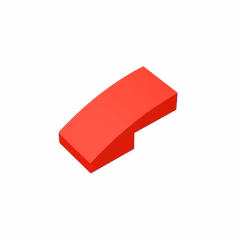 GOBRICKS GDS-656  Curved 2 x 1 - YWOBB