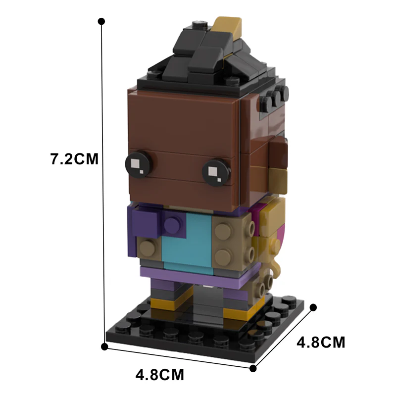 GOBRICKS MOC 121091 VALORANT Astra Brickheadz - YWOBB