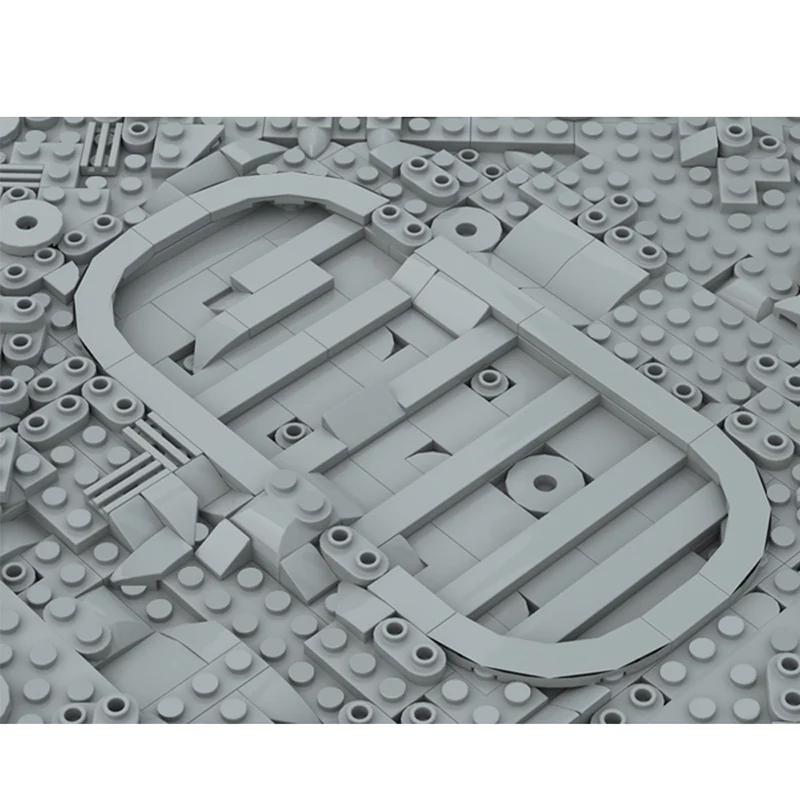 GOBRICKS MOC 134134 Footprint on the Moon - YWOBB