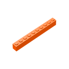 GOBRICKS GDS-537 Brick 1 x 10 - YWOBB