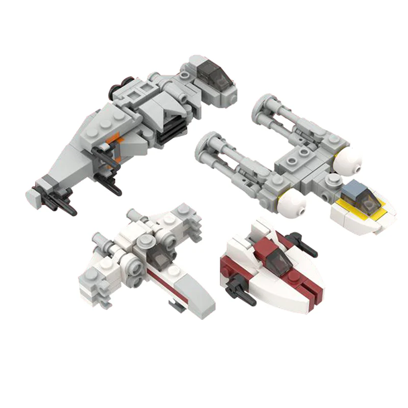 GOBRICKS MOC 32286 Micro Rebel Starfighters - YWOBB