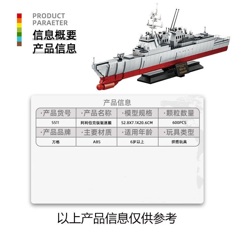 WANGE 5511 Arleigh Burke-class destroyer - YWOBB