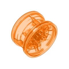 GOBRICKS GDS-1229 Wheel 43.2mm D. x 26mm Technic Racing Small 6 Pin Holes - YWOBB