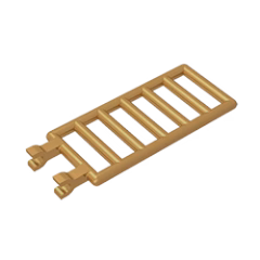 GOBRICKS GDS-988 Bar 7 x 3 with 2 Clips - YWOBB