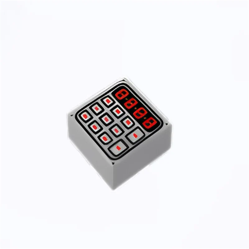 GOBRICKS GDS-613-DE1656 Tile 1 x 1 Print Calculator - YWOBB