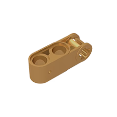 GOBRICKS GDS-936 Axle and Pin Connector Perpendicular 3L with 2 Pin Holes - YWOBB