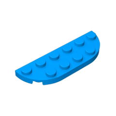 GOBRICKS GDS-899  Round Corner 2 x 6 Double - YWOBB