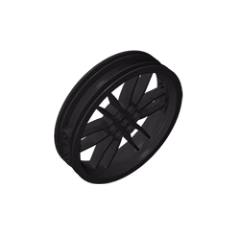 GOBRICKS GDS-1340 Wheel 75mm D. x 17mm Motorcycle - YWOBB