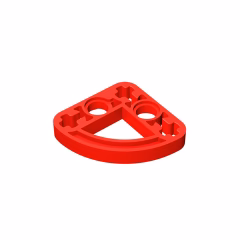 GOBRICKS GDS-990 Modified L-Shape Quarter Ellipse Thin 3 x 3 - YWOBB