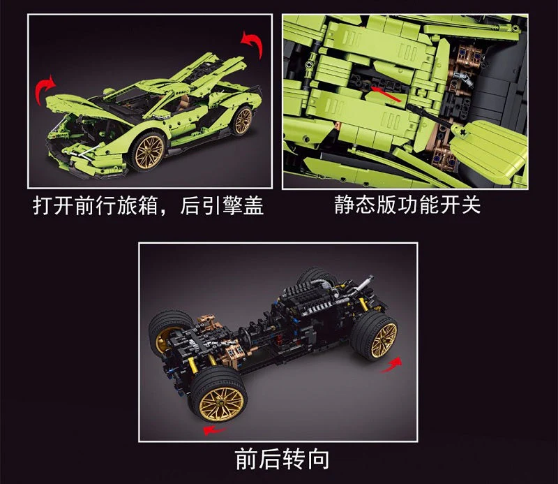 Mould King 13057S RC 1:8 Linbaoginni Sierne OVP EU Warehouse Version - YWOBB