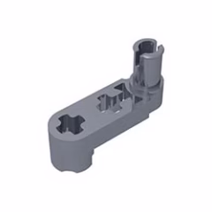 GOBRICKS GDS-966 Modified Crank / Pin 1 x 3 - Axle Holes - YWOBB
