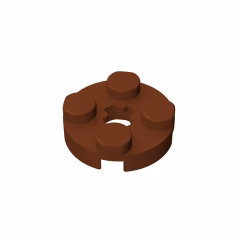 GOBRICKS GDS-609 Plate Round 2 x 2 with Axle Hole - YWOBB