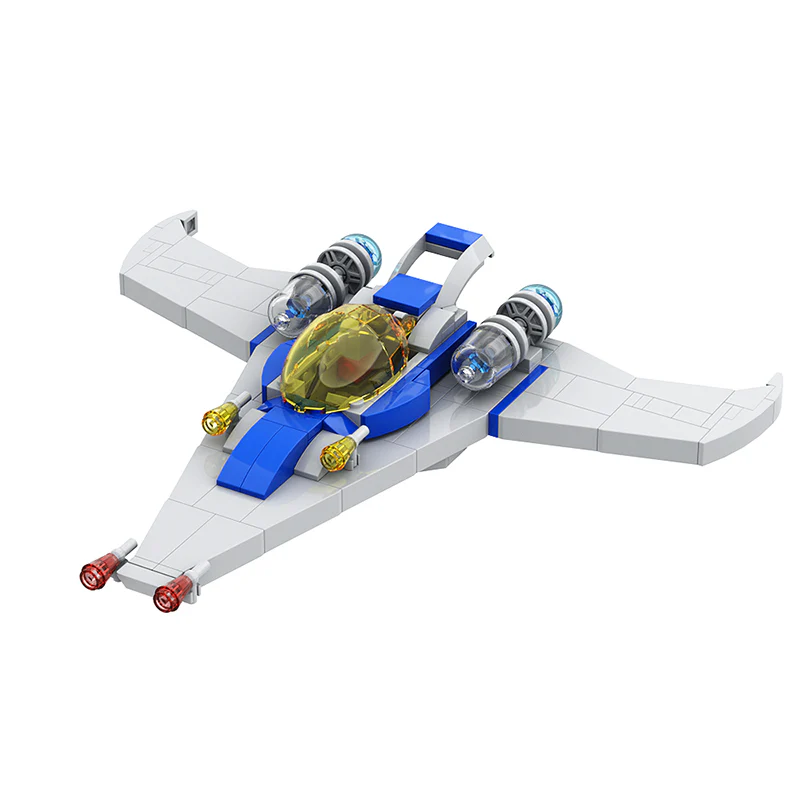 GOBRICKS MOC 29402 Modern classic spaceship - YWOBB