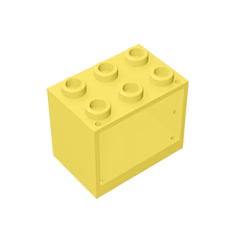 GOBRICKS GDS-1299 Cupboard 2 x 3 x 2 - Hollow Studs - YWOBB