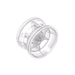 GOBRICKS GDS-1227 Wheel 56mm D. x 34mm Technic Racing Medium, 6 Pin Holes - YWOBB