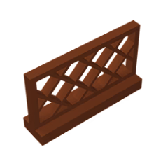 GOBRICKS GDS-882 Fence 1 x 4 x 2 - YWOBB